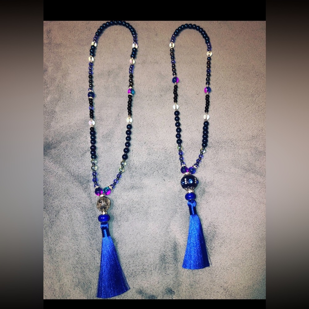 Hand crafted Tassel necklaces 3 of them